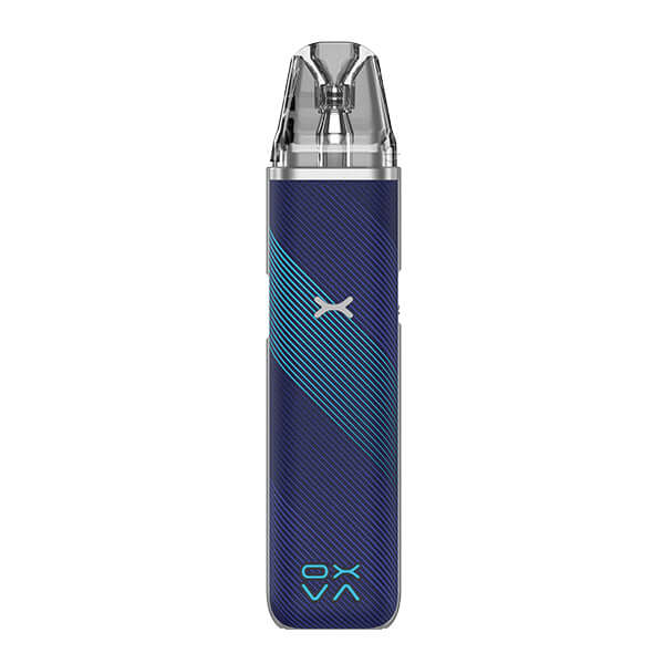 OXVA Xlim Go Pod Kit in sleek blue design, perfect for MTL and RDL vaping enthusiasts.