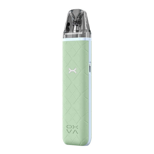 OXVA Xlim Go Pod Kit in mint green, compact and ergonomic design for MTL & RDL vaping on-the-go.