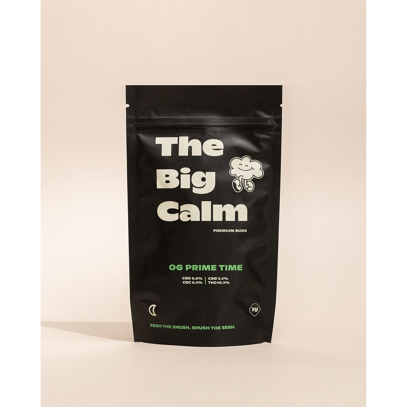 THE BIG CALM – Premium CBD & CBG Blüten (3gr Tüten)