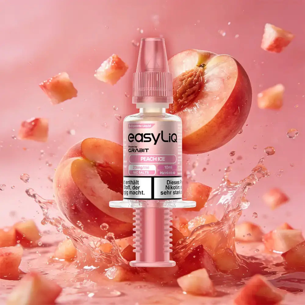 GRABIT - easyLIQ - Peach Ice - Nikotinsalz - 10ml