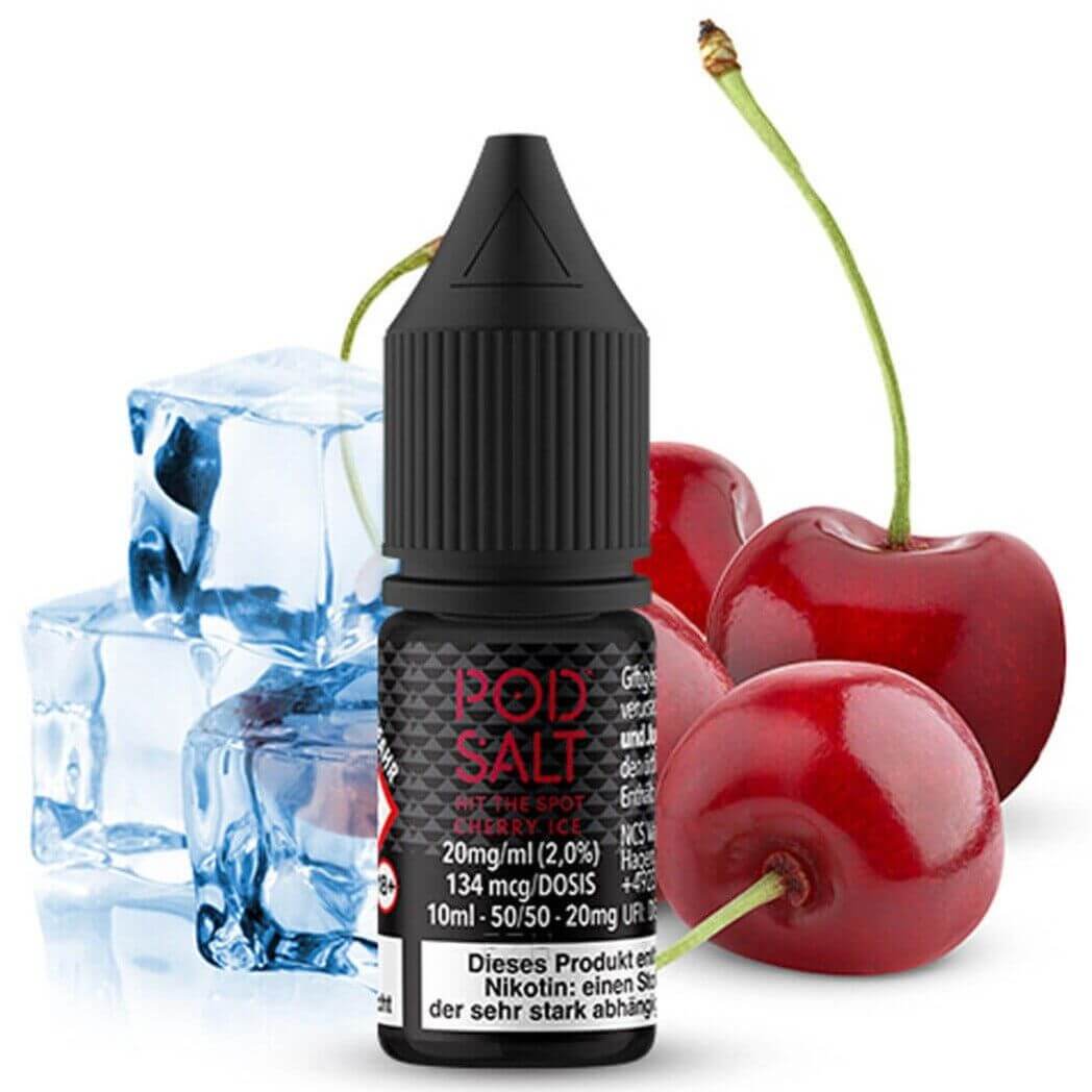 POD SALT Cherry Ice Nikotinsalz Liquid 10ml - Haus des Dampfes