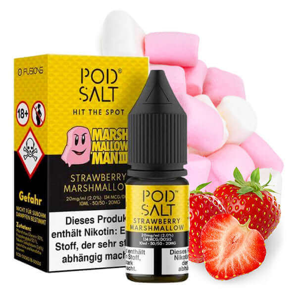 Pod Salt - Strawberry Marshmallow Nikotinsalz - 11mg - Haus des Dampfes