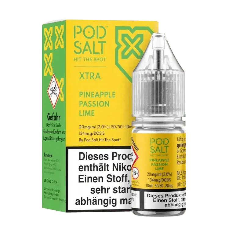 Pod Salt X - Pineapple Passion Lime - Nikotinsalz Liquid - Haus des Dampfes
