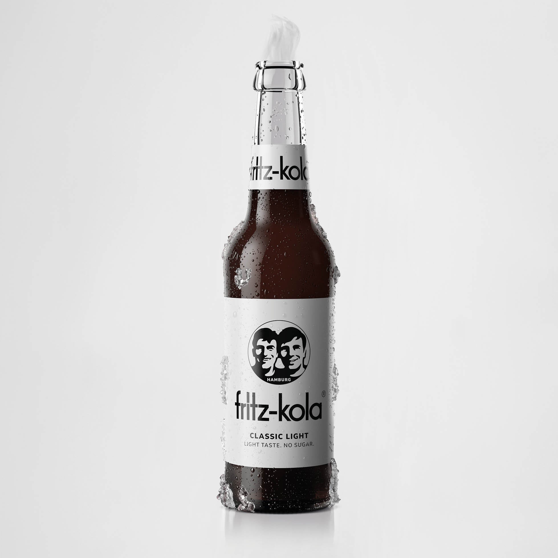 fritz-kola Classic Light 0,33 l — Mehrweg-Glasflasche