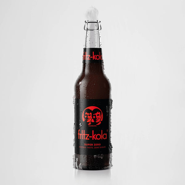 fritz-kola Super Zero 0,33 l — Mehrweg-Glasflasche