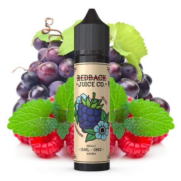 Redback Juice Co. - Blue Raspberry - 15 ml Aroma - Haus des Dampfes