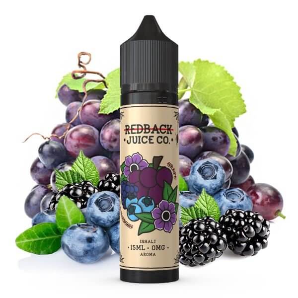 Redback Juice Co. - Grape Black & Blueberry - 15 ml Aroma - Haus des Dampfes
