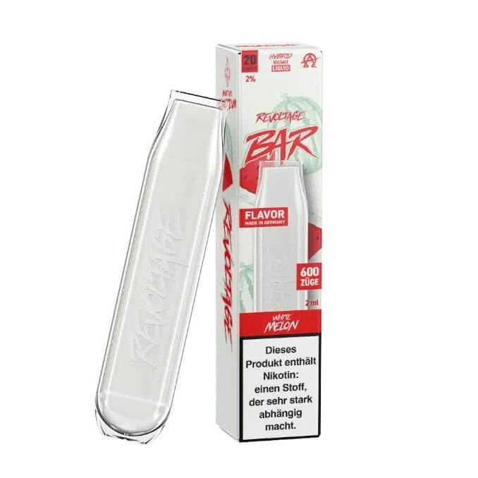 Revoltage Bar - White Melon Einweg - Haus des Dampfes