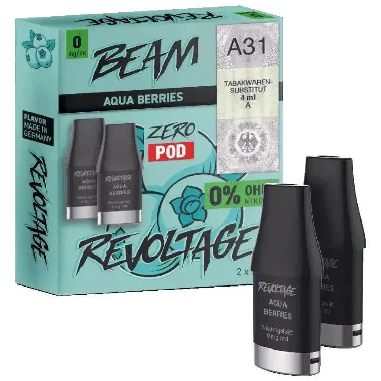 Revoltage Beam Dual - Aqua Berries Pod - 2er Pack - Haus des Dampfes
