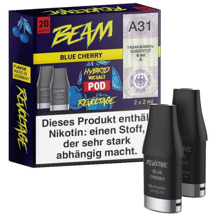 Revoltage Beam Dual - Blue Cherry - 2er Pack - Haus des Dampfes