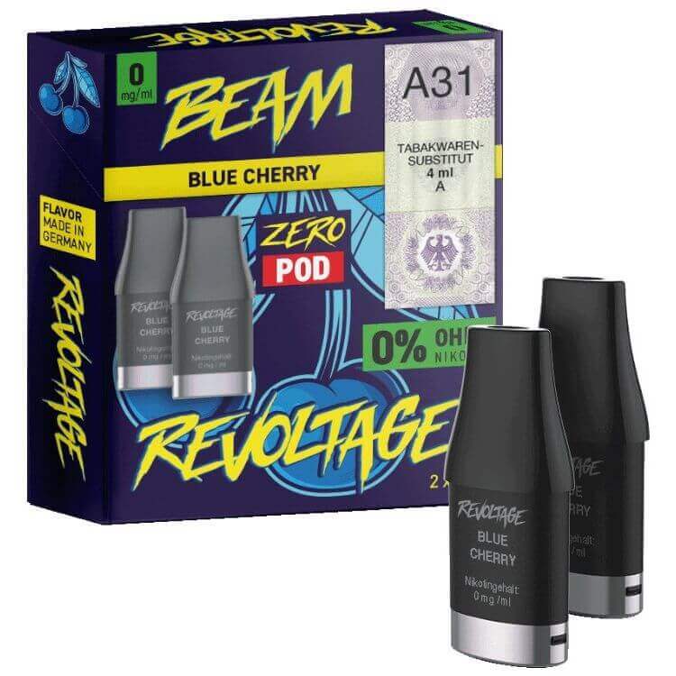Revoltage Beam Dual - Blue Cherry - 2er Pack - Haus des Dampfes
