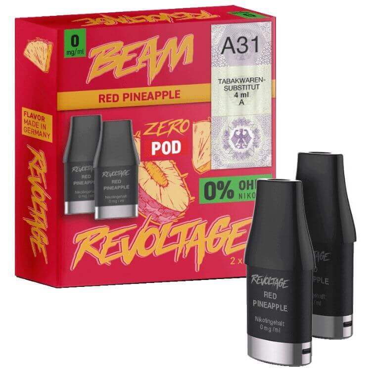 Revoltage Beam Dual - Red Pineapple Pod - 2er Pack - Haus des Dampfes