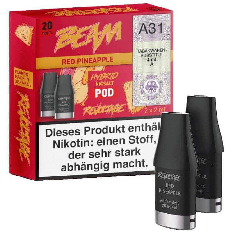 Revoltage Beam Dual - Red Pineapple Pod - 2er Pack - Haus des Dampfes