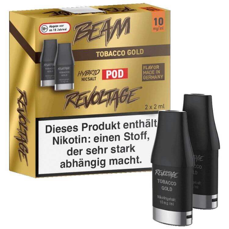 Revoltage Beam Dual - Tobacco Gold Pod - 2er Pack - Haus des Dampfes