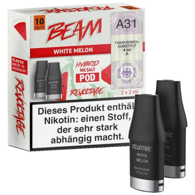 Revoltage Beam Dual - White Melon Pod - 2er Pack - Haus des Dampfes