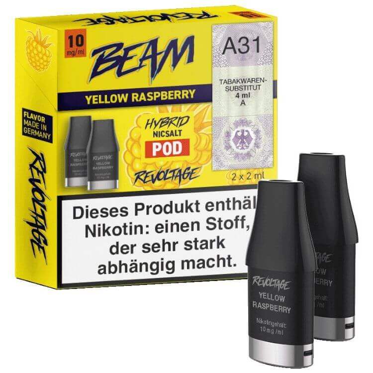 Revoltage Beam Dual - Yellow Raspberry - 2er Pack - Haus des Dampfes