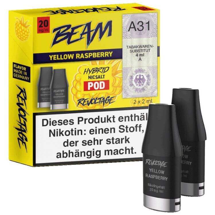 Revoltage Beam Dual - Yellow Raspberry - 2er Pack - Haus des Dampfes