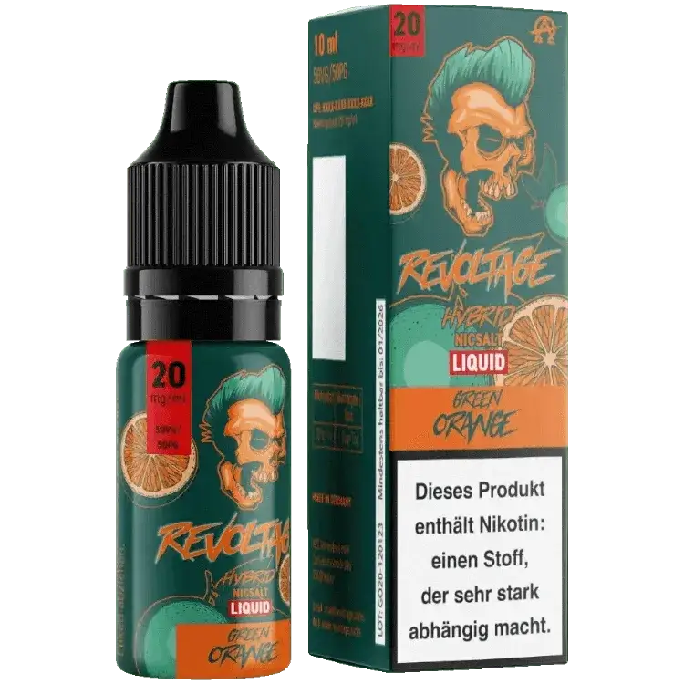 Revoltage - Green Orange Hybrid Nikotinsalz - Haus des Dampfes