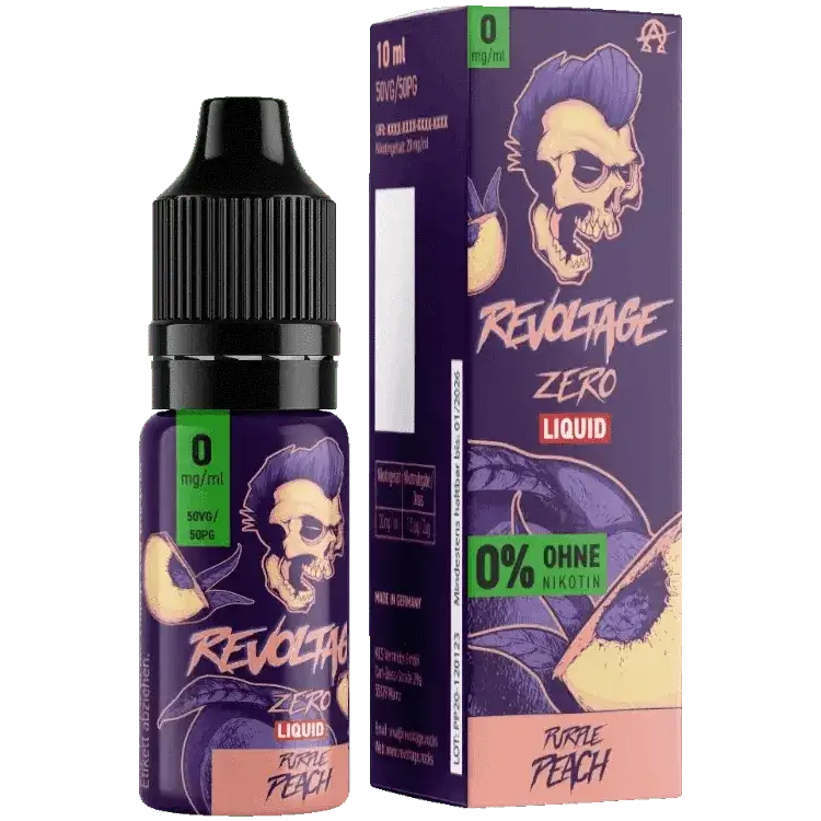 Revoltage - Purple Peach - Hybrid Nikotinsalz Liquid - Haus des Dampfes