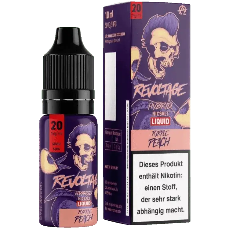 Revoltage - Purple Peach - Hybrid Nikotinsalz Liquid - Haus des Dampfes