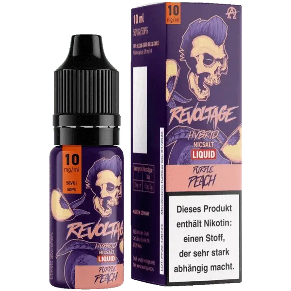 Revoltage - Purple Peach - Hybrid Nikotinsalz Liquid - Haus des Dampfes