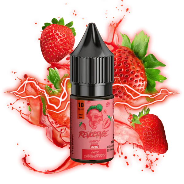 Revoltage - Super Strawberry Hybrid Nikotinsalz Liquid - Haus des Dampfes
