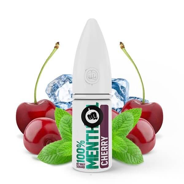 Riot Squad - 100 % Menthol - Cherry - 20 mg/ml - Hybrid Salt - 10 ml - Haus des Dampfes