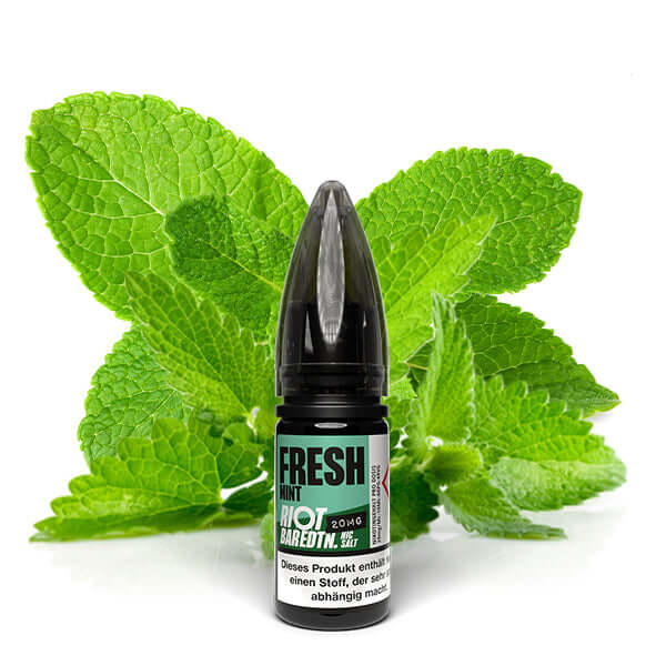RIOT SQUAD BAR EDITION - Fresh Mint Nikotinsalz Liquid 10 ml – Liquid Flasche Produktfoto