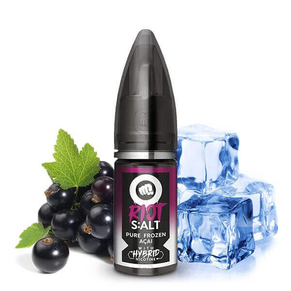 Riot Squad - Black Edition - Pure Frozen Acai - 10 mg/ml - Hybrid Nic Salt - 10 ml - Haus des Dampfes