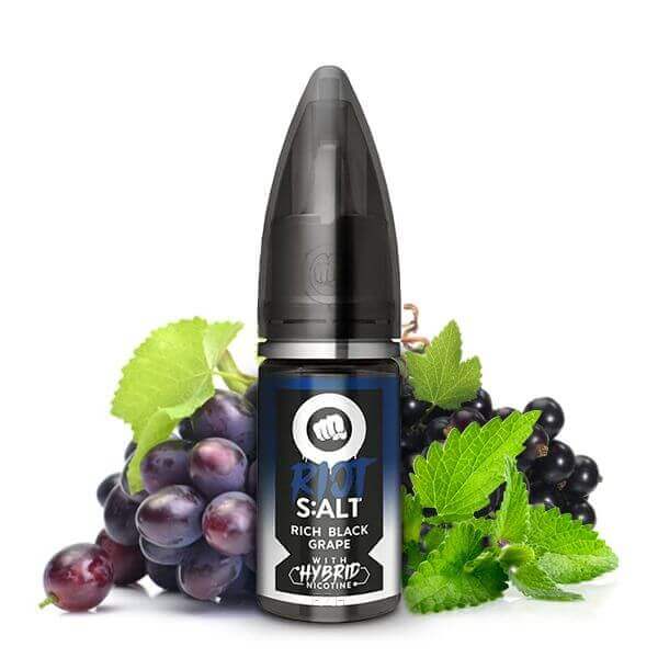 Riot Squad - Black Edition - Rich Black Grape - 10 mg/ml - Hybrid Nic Salt - 10 ml - Haus des Dampfes