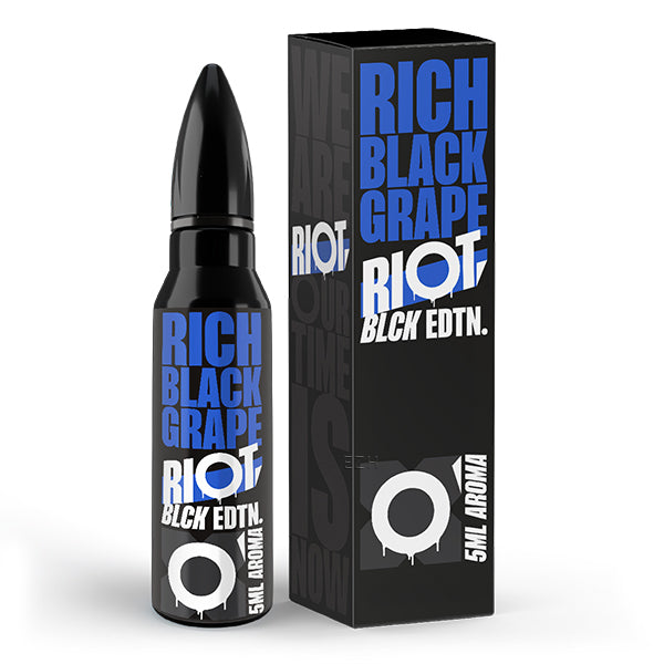 RIOT SQUAD Black Edition - Rich Black Grape - Aroma 5ml