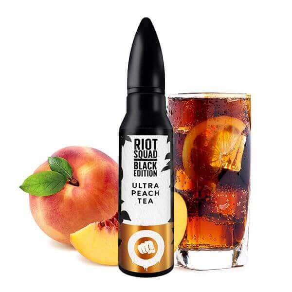 Riot Squad - Black Edition - Ultra Peach Tea - 5 ml Aroma - Haus des Dampfes