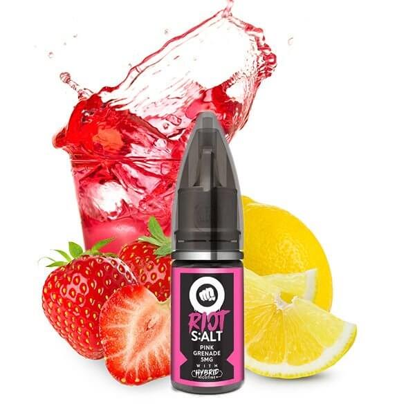 Riot Squad - Pink Grenade - 10 mg/ml - Hybrid Nic Salt - 10 ml - Haus des Dampfes