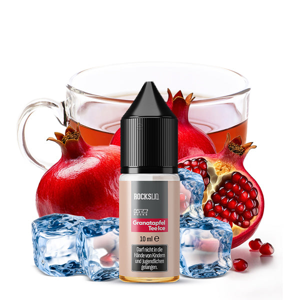 KTS ROCKSLIQ - Granatapfel Ice Tee - Nikotinsalz Liquid 10 ml