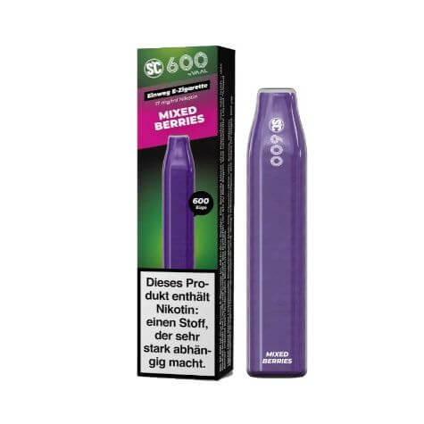 SC - 600 Einweg E - Zigarette 17 mg/ml - Haus des Dampfes
