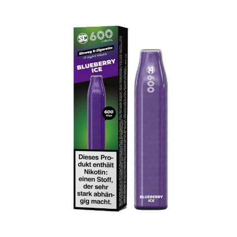 SC - 600 Einweg E - Zigarette 17 mg/ml - Haus des Dampfes