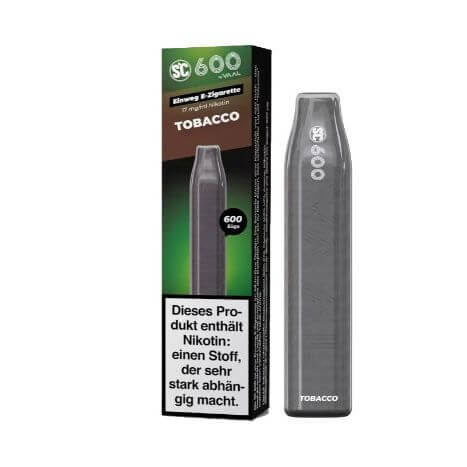 SC - 600 Einweg E - Zigarette 17 mg/ml - Haus des Dampfes