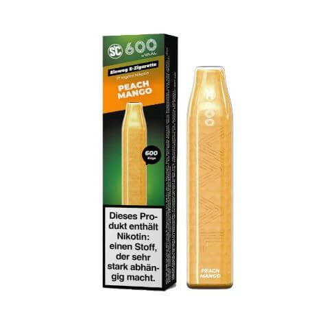 SC - 600 Einweg E - Zigarette 17 mg/ml - Haus des Dampfes