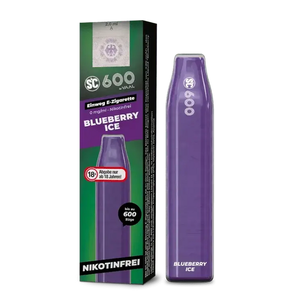 SC - 600 Einweg E - Zigarette - Blueberry Ice - Haus des Dampfes