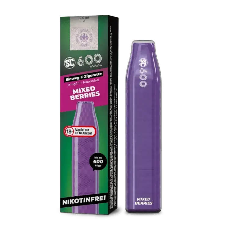 SC - 600 Einweg E - Zigarette - Mixed Berries - Haus des Dampfes