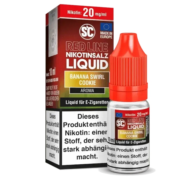 SC - Red Line - Banana Swirl Cookie - Nikotinsalz 10ml - Haus des Dampfes