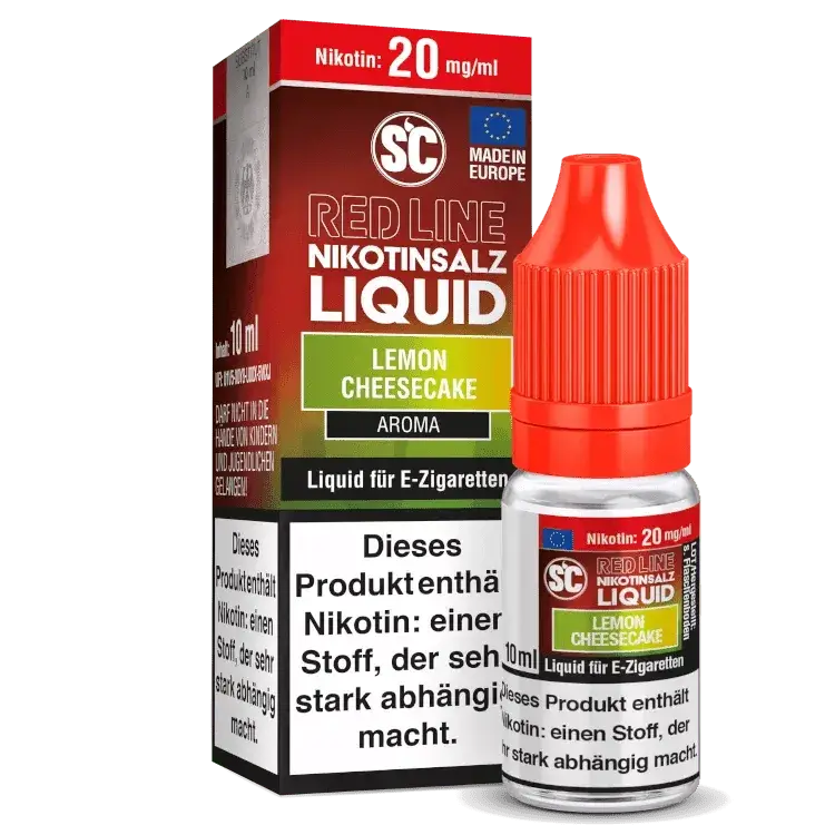 SC - Red Line Lemon Cheesecake Nikotinsalz 10ml - Haus des Dampfes