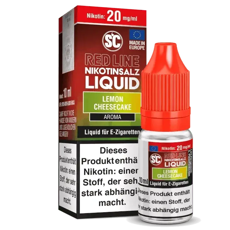 SC - Red Line Lemon Cheesecake Nikotinsalz 10ml - Haus des Dampfes