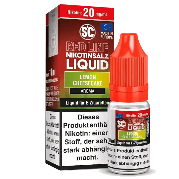 SC - Red Line Lemon Cheesecake Nikotinsalz 10ml - Haus des Dampfes