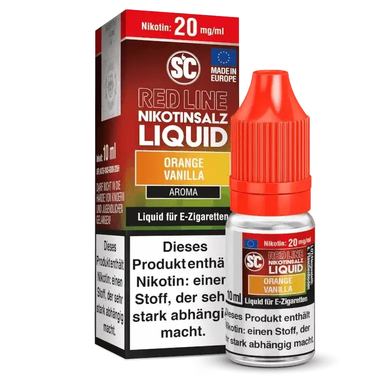 SC - Red Line - Orange Vanilla - Nikotinsalz - Haus des Dampfes