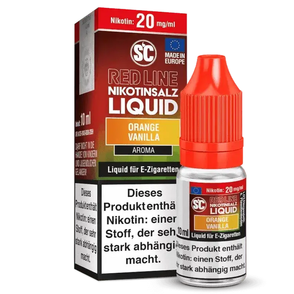 SC - Red Line - Orange Vanilla - Nikotinsalz - Haus des Dampfes