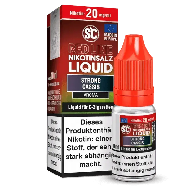 SC - Red Line - Strong Cassis - Nikotinsalz - Haus des Dampfes