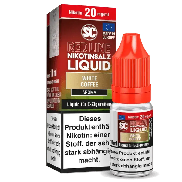 SC - Red Line - White Coffee - Nikotinsalz 10ml - Haus des Dampfes