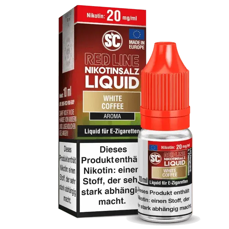 SC - Red Line - White Coffee - Nikotinsalz 10ml - Haus des Dampfes