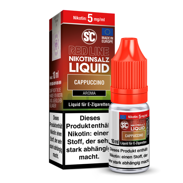 SC - Red Line - Cappuccino - Nikotinsalz Liquid 10 ml